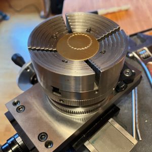 Pie Jaw Chuck, 4-Jaw (machined stepped, self-centering) ONLY AVAILABLE WITH ROSE ENGINE PURCHASE